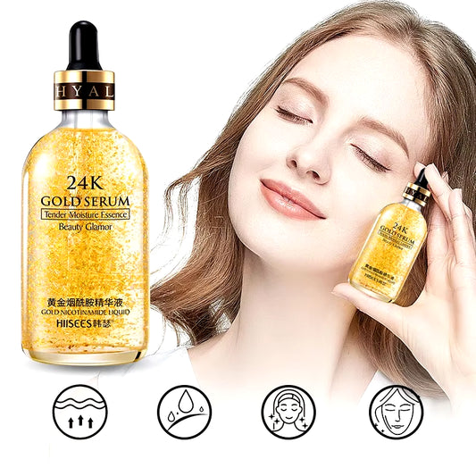 24K Gold Face Serum with Nicotinamide 