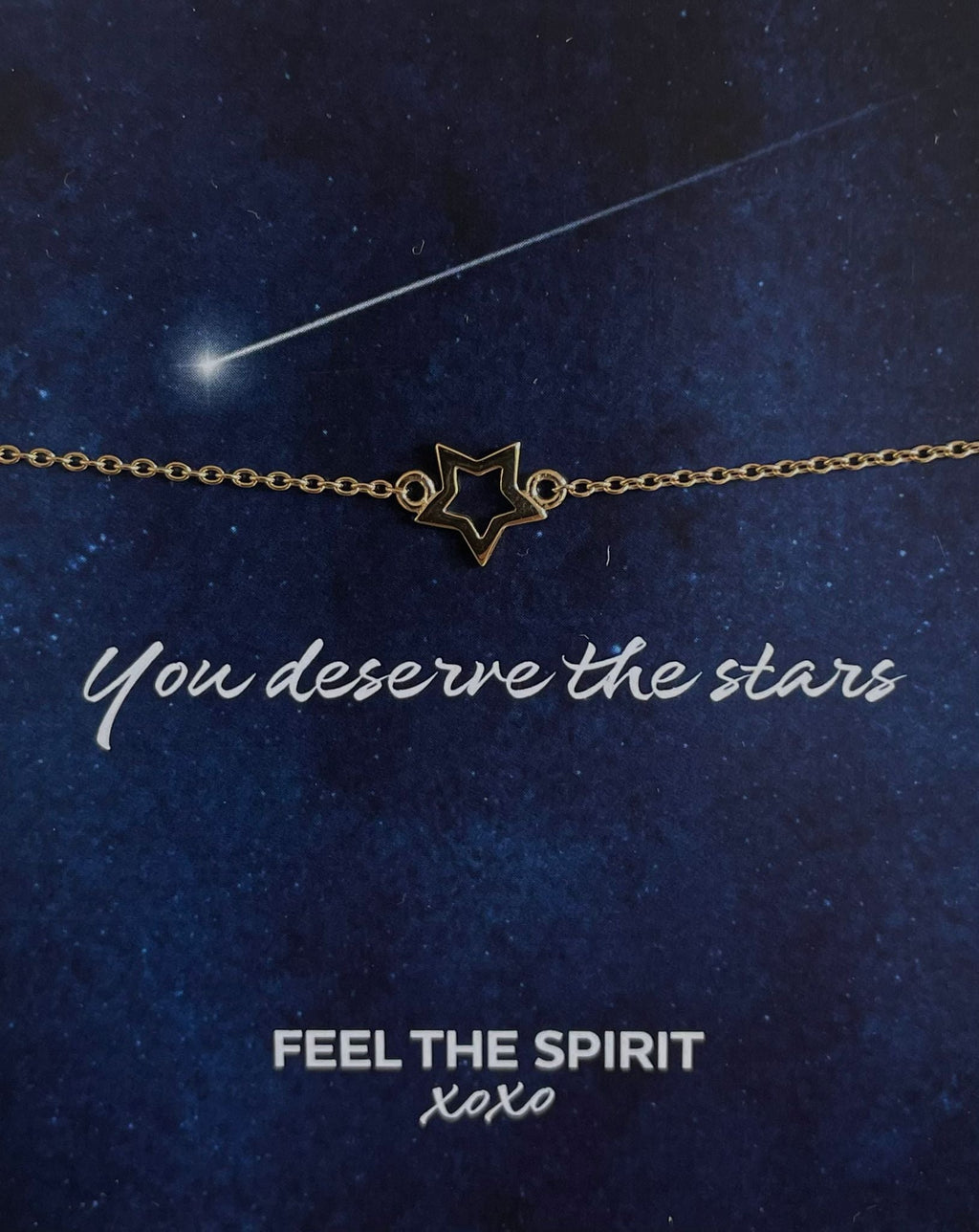 Feel the Spirit Armband Ster Gold-Plated XB003G